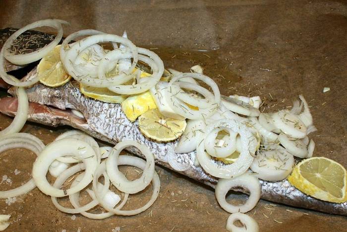 Corvina en papillote