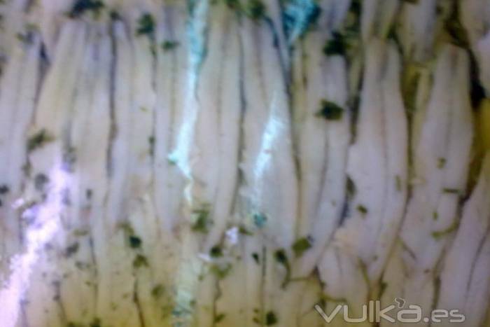 Boquerones ,muy, blancos