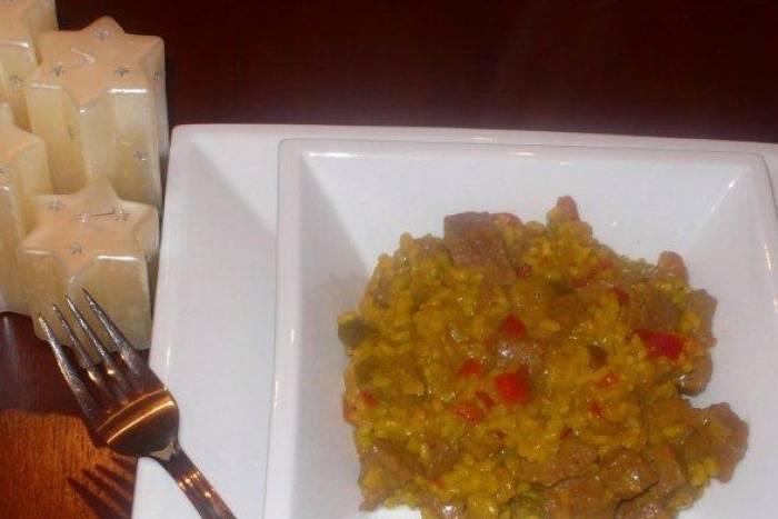 Criadillas de cerdo con arroz, para riberaalbuera