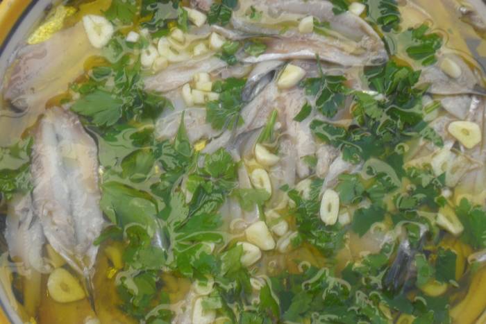 Boquerones en vinagre al estilo estrella