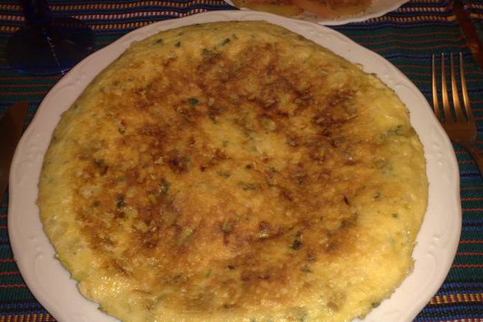 Tortilla de garbanzos