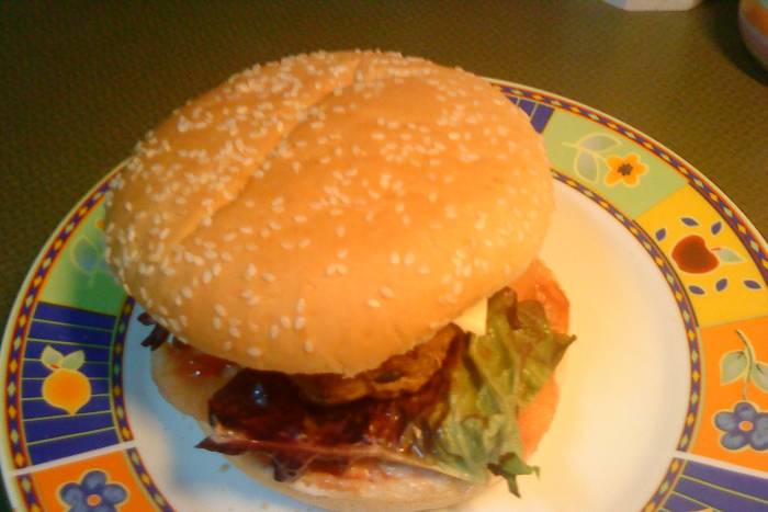 Hamburguesa casera para molero