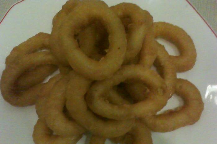 Calamares romana con cerveza