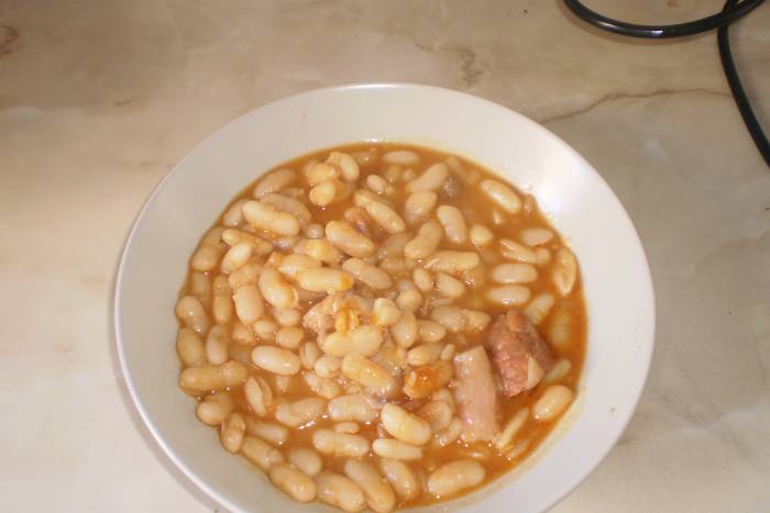 Alubias blancas guisadas