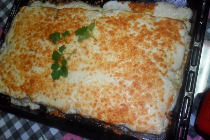 Pastel salado al estilo italiano de mamamia