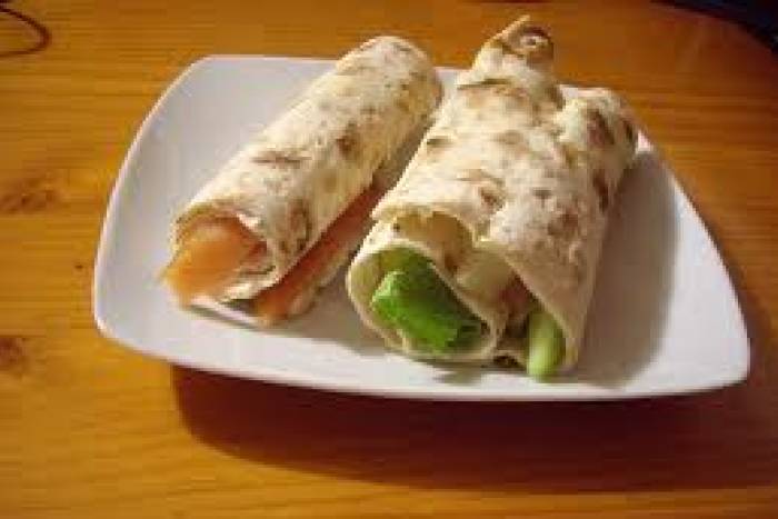 Fajitas mexicanas de salmón