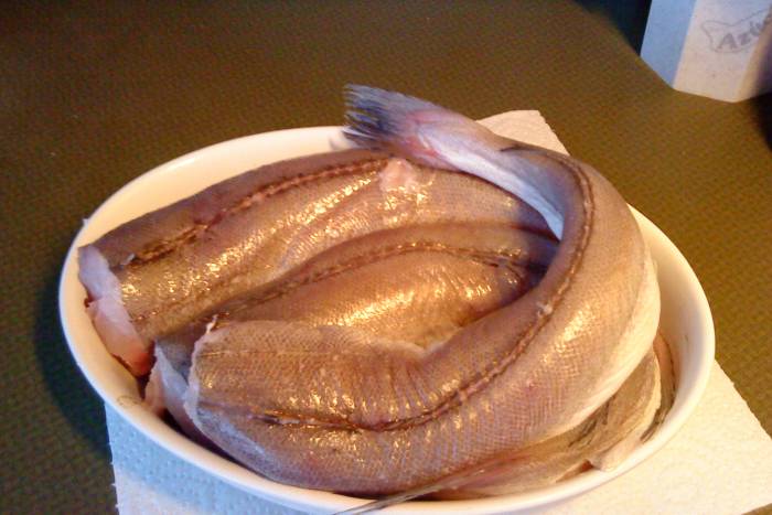 Pescadilla al vapor de dieta