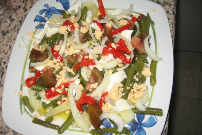 Ensalada campera de judías verdes