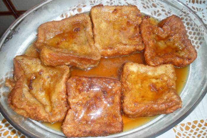 Torrijas con moscatel