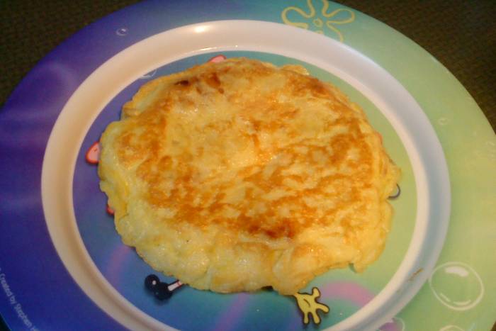 Mini tortilla de patata para mi peque