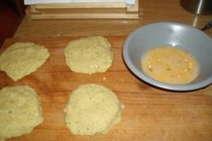 Hamburguesa de garbanzos para niños