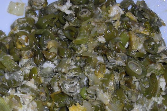 Revuelto de habas de mi padre