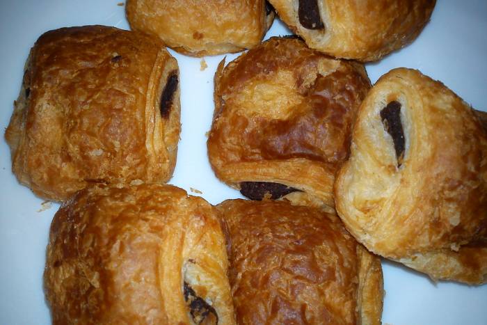 Hojaldritos de chocolate