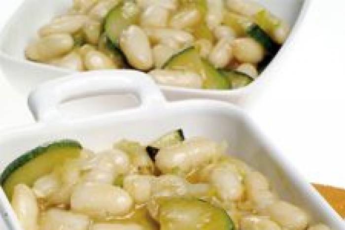 Alubias blancas con verduras