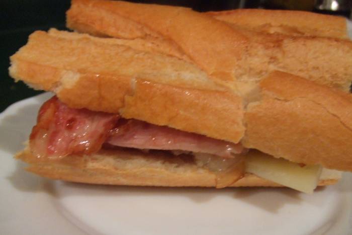 Mi bocadillo de bacon