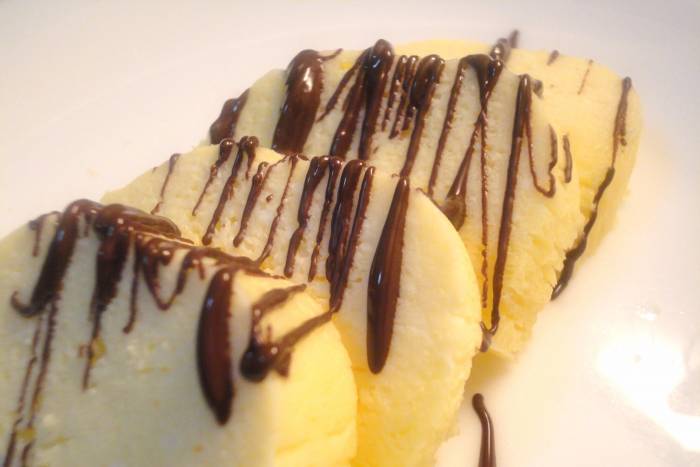 Flan de queso microondas