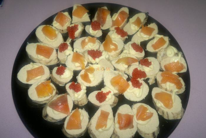 Huevas de merluza cocida