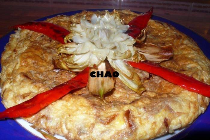 Tortilla de alcachofas