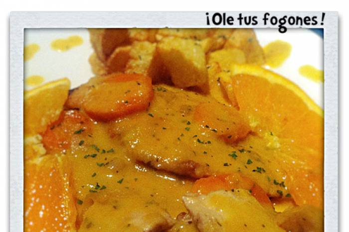 Pechugas de pollo a la naranja