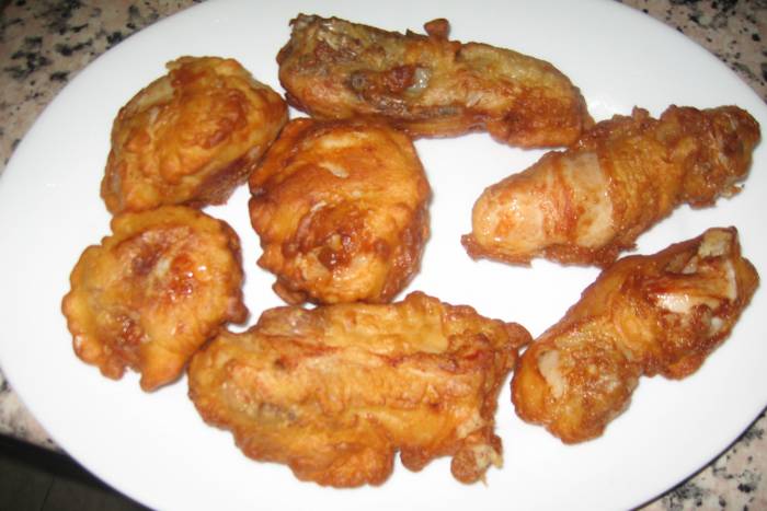 Pollo frito estilo americano al curry