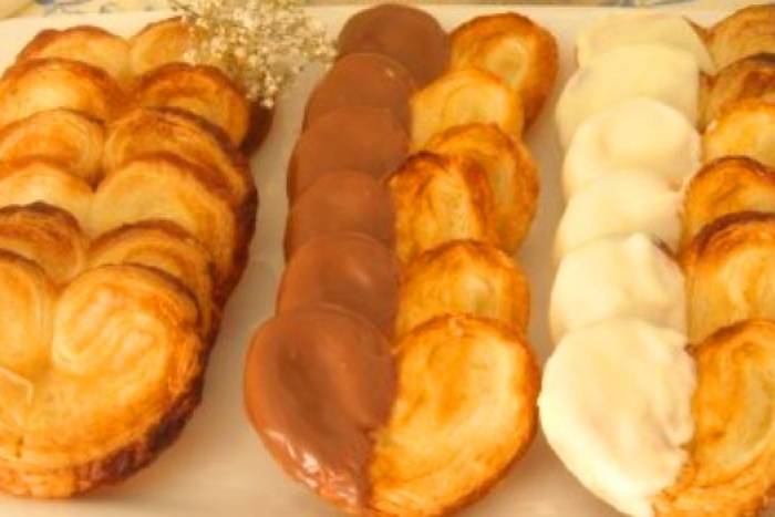 Palmeritas de hojaldre