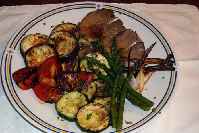 Verduras a la plancha