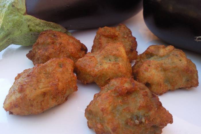 Buñuelos de berenjenas