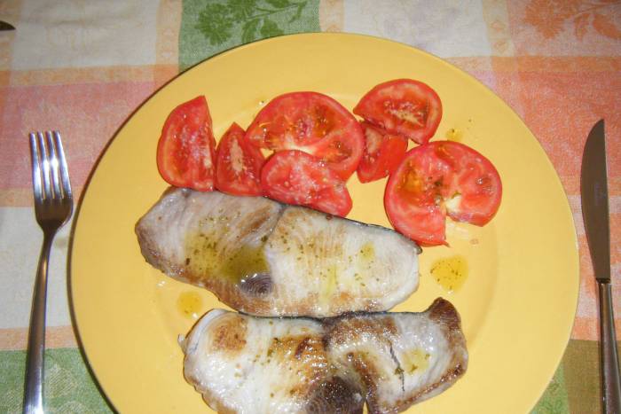 Marrajo a la plancha