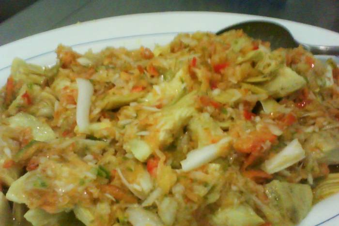 Alcachofas en vinagreta especial