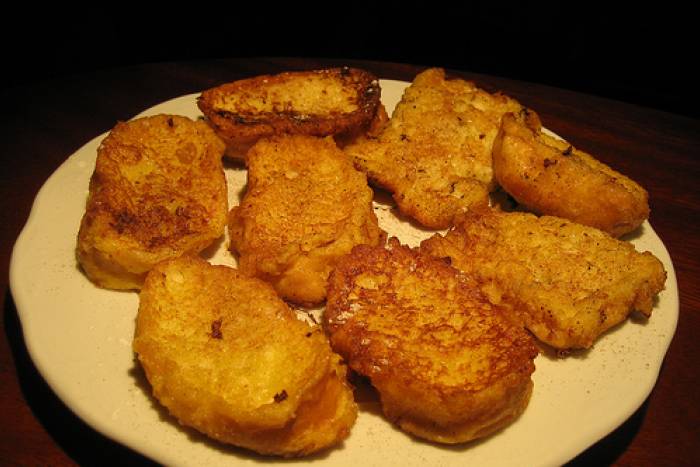 Torrijas de calabaza y canela