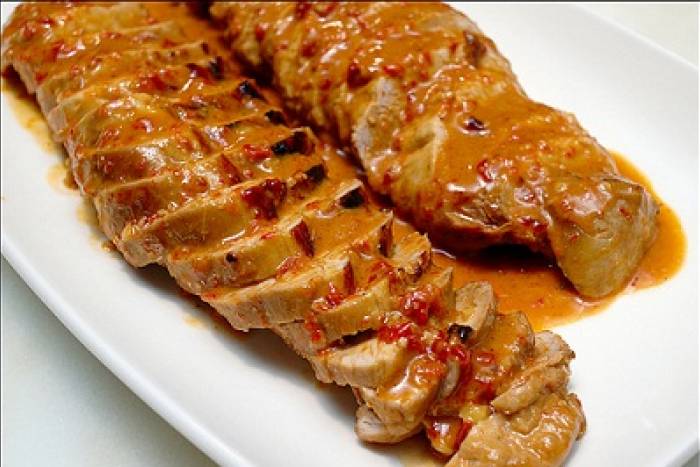 Solomillo de cerdo a la pimienta