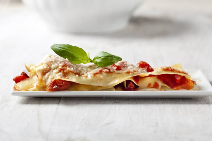 Lasaña con boloñesa