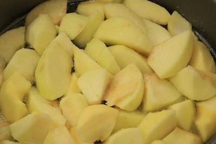 Puré de patata y manzana