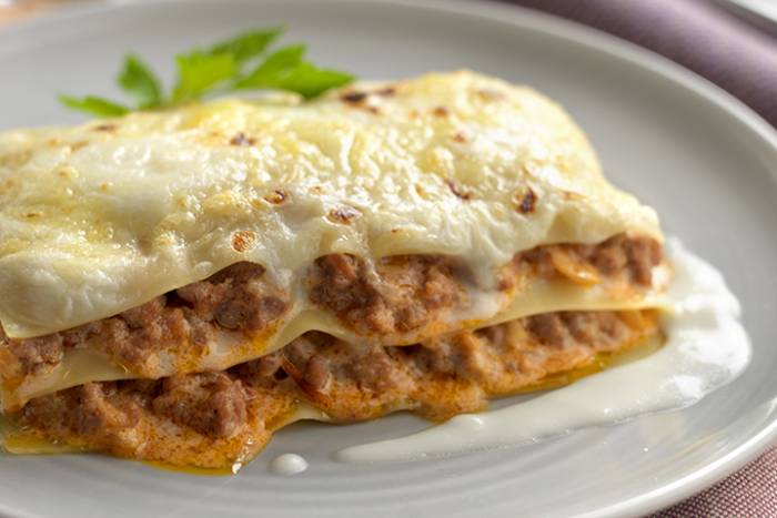 Lasaña boloñesa fácil