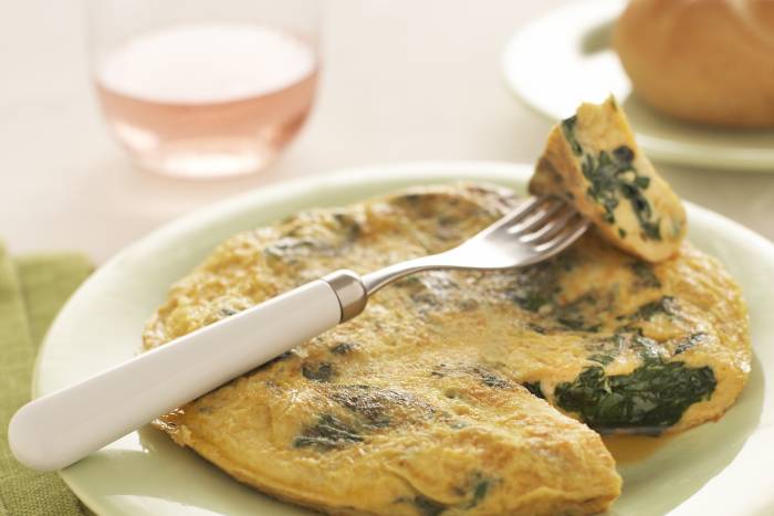 Tortilla de espinacas
