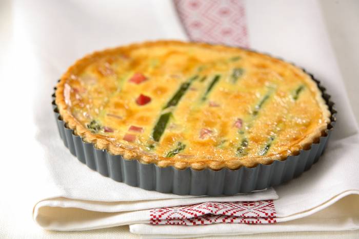 Quiche de espárragos trigueros