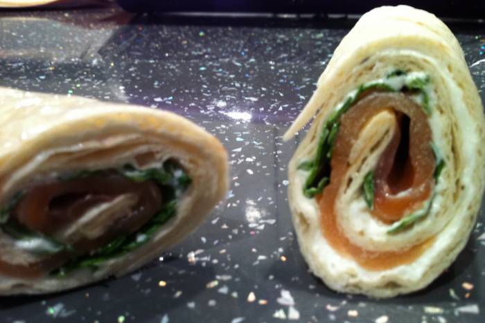 Wraps de salmón