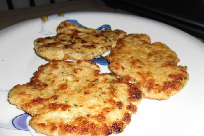 Filetes rusos de carne picada de pollo