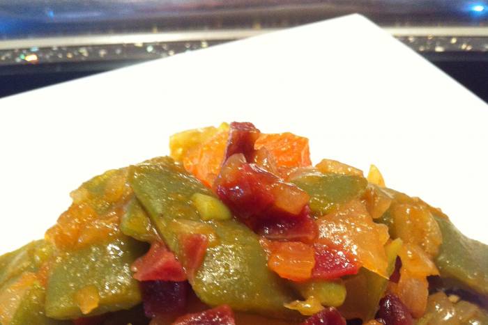 Judías verdes a la jardinera