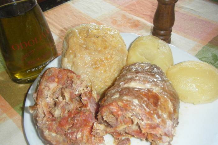 Botillo en olla exprés