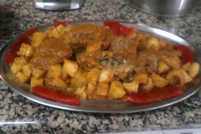 Cabrito guisado al estilo casero