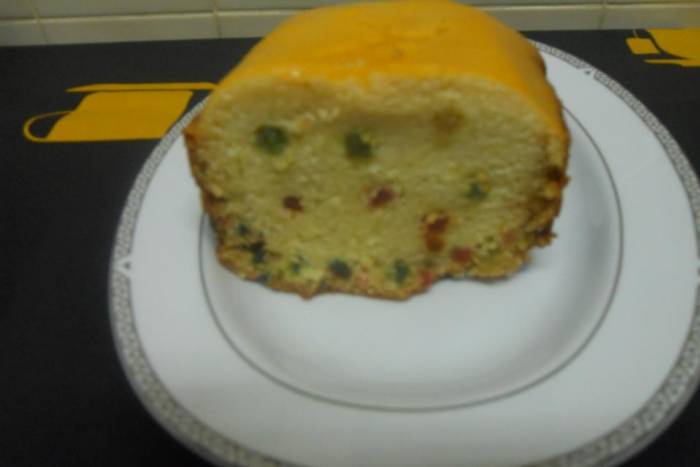 Plum cake en panificadora