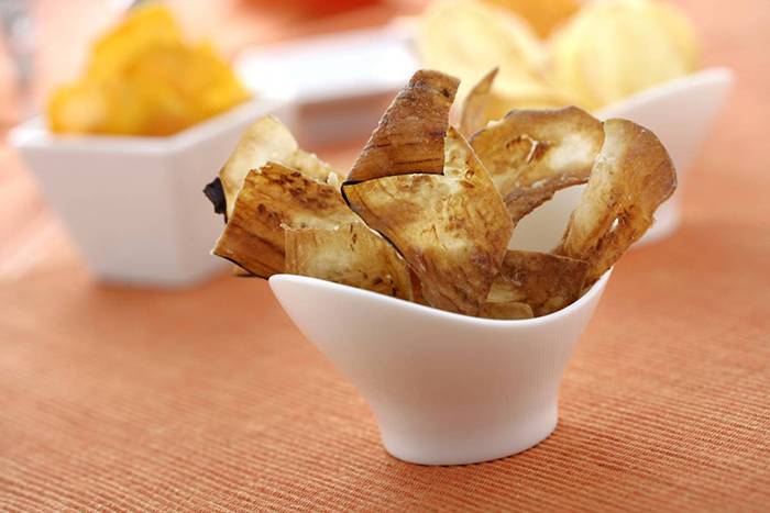Chips de berenjena