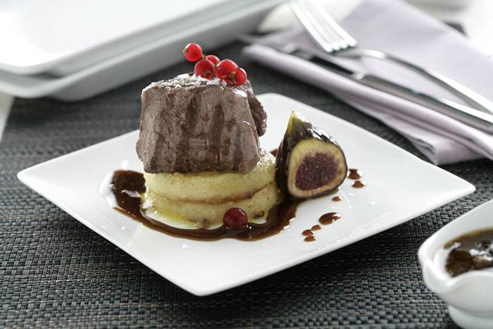 Solomillo de ternera con manzana