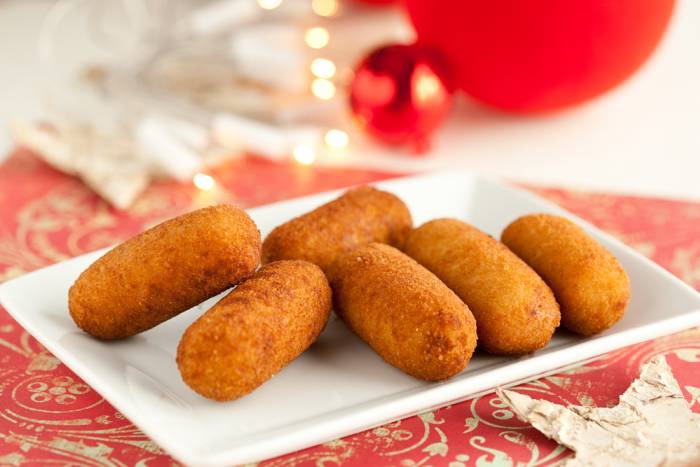 Croquetas de pollo y queso
