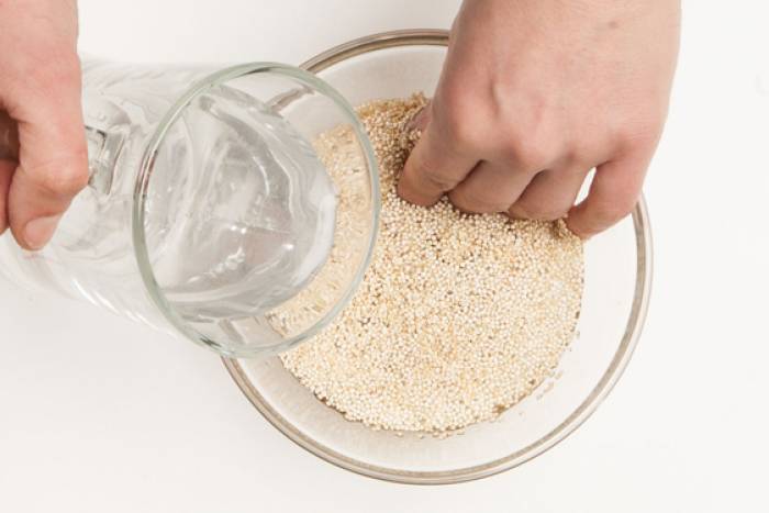 Cómo lavar la quinoa