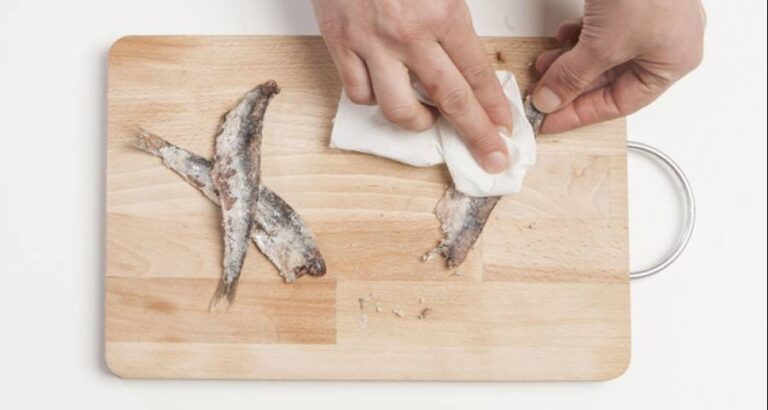 Cómo limpiar las anchoas