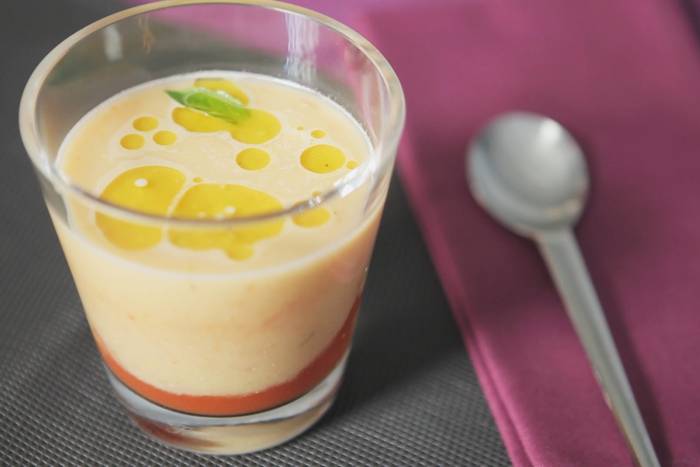 Sopa fría de garbanzos