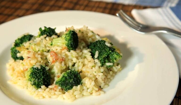 Arroz con brócoli