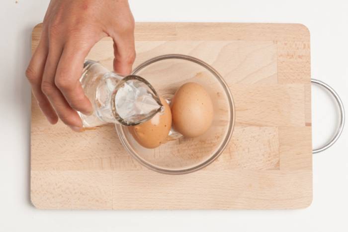 Pelar el huevo con facilidad